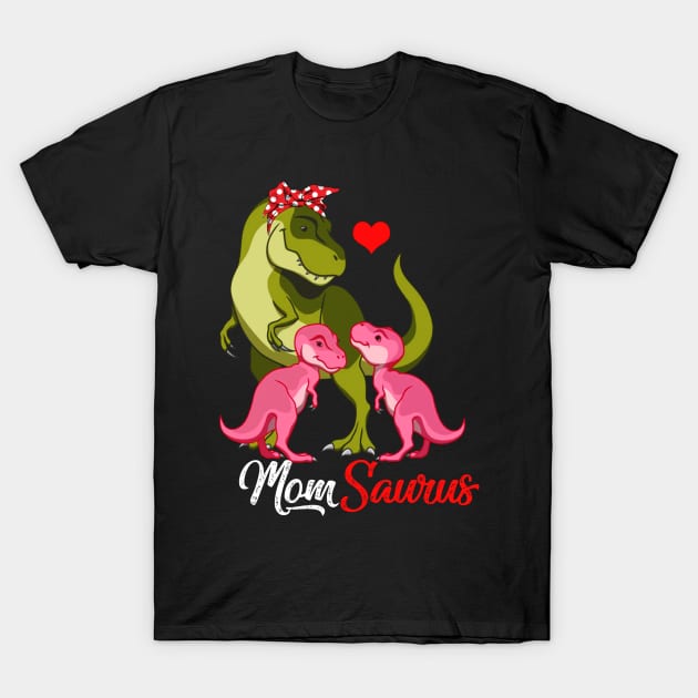 Momsaurus T-Shirt T-rex Mom Saurus Dinosaur T-Shirt by johnbbmerch